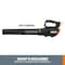 Worx Power Share Turbine 20V Battery Powered Handheld Leaf Blower, Bare Tool, 2 Speed WG547.9 - alternate 7